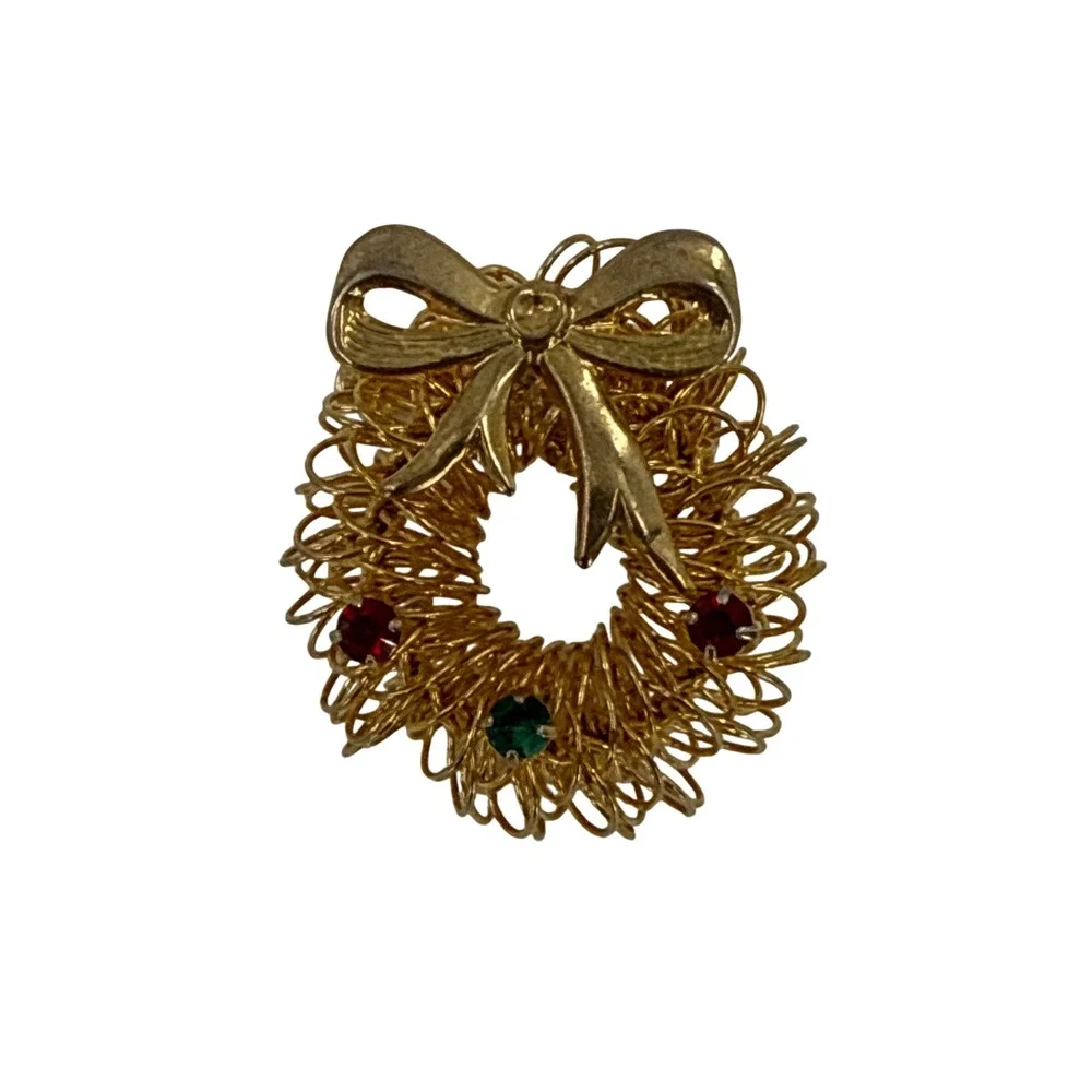 Monet MYLU Brooch Pin Set Women Multicolor Christmas Tree Angel Poinsettia Lot